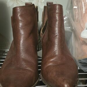 FRYE Brown Leather Ankle Boots